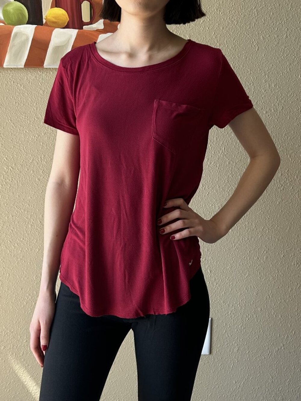 Hollister Super Soft Red T-Shirt